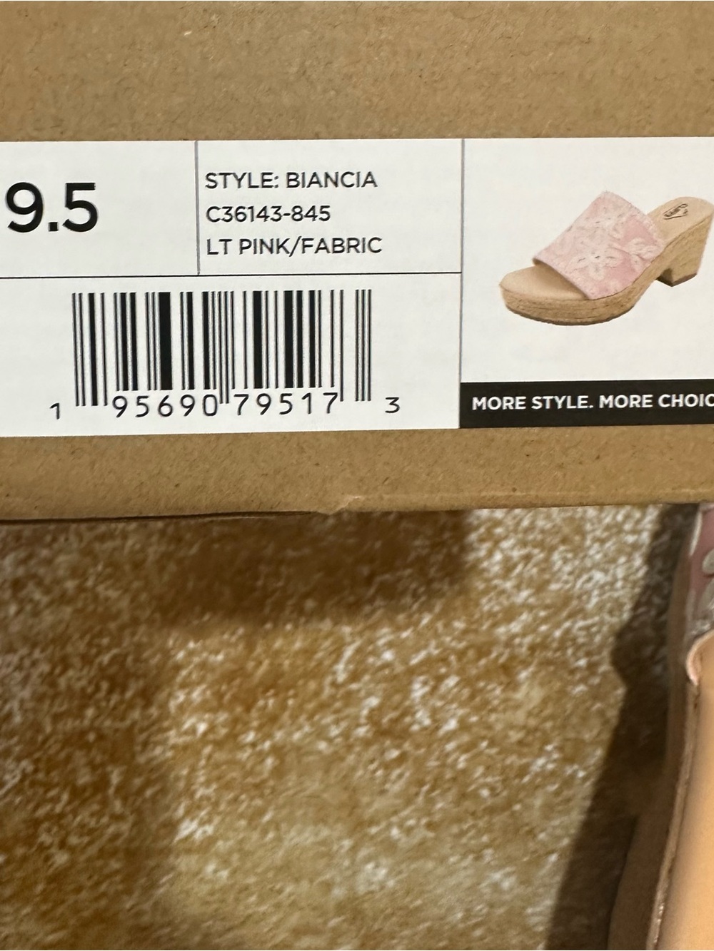 Cliffs by WHITE MOUNTAIN Light Pink Embroidered Slip-On Clog